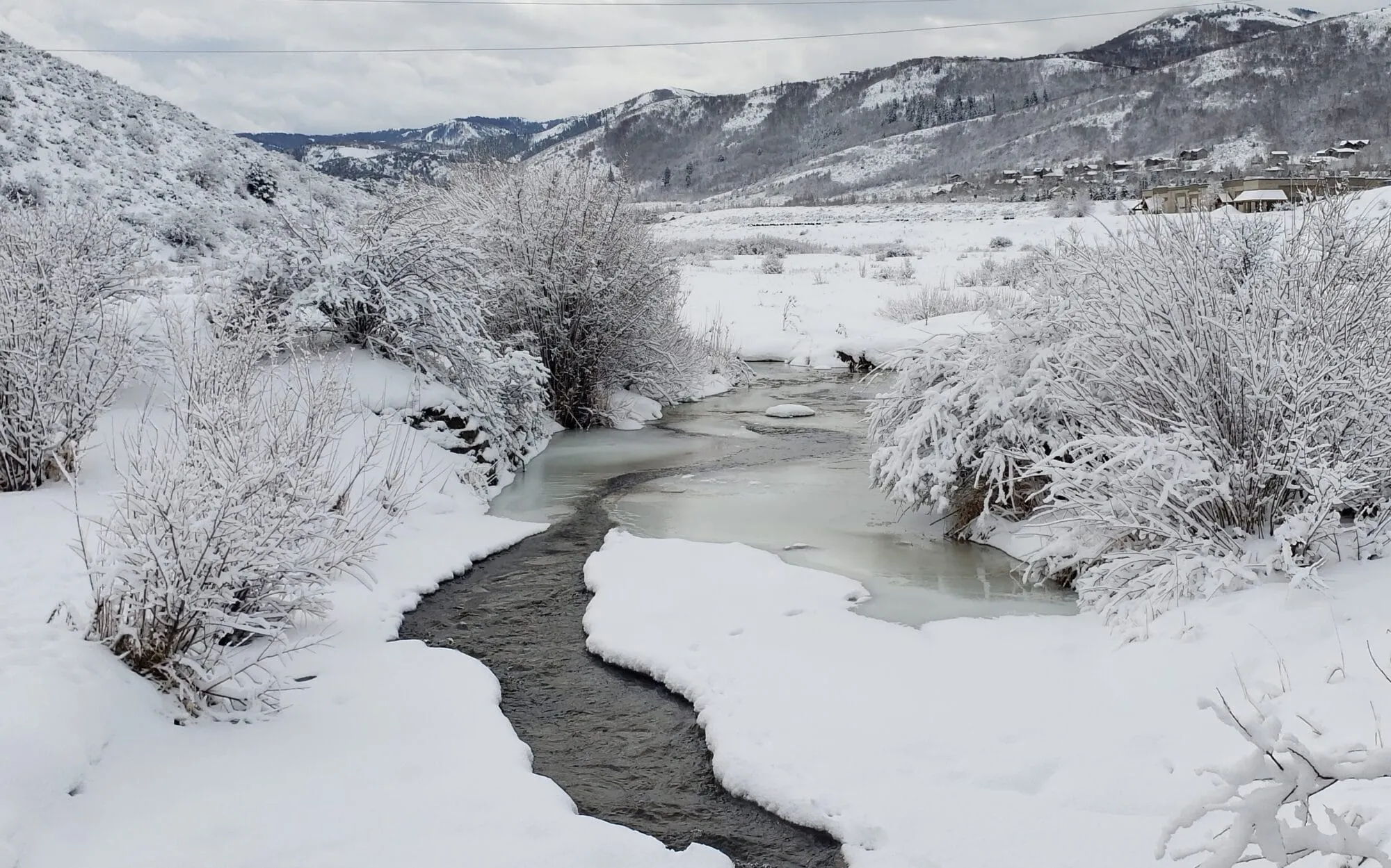 Winter Creek 2 homepage winter in the basin